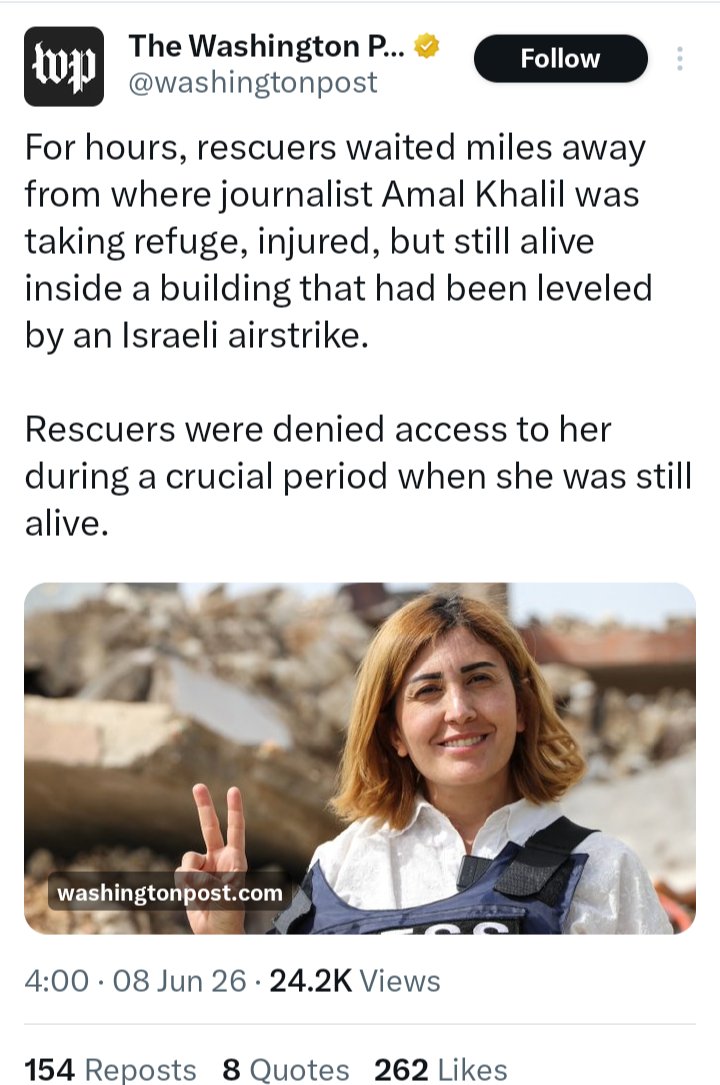 ColinM48126070's tweet photo. @NadavPollak Counterpoint.
Israelis may be thinking 'we can't slaughter children, paramedics and journalists the way we used to, and rely on the the US to protect us from retaliation anymore'. https://t.co/R6PAW8oMLA