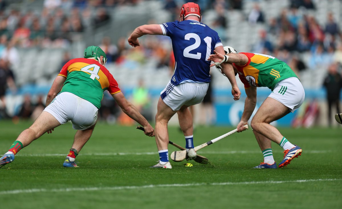 pgahern's tweet photo. A few more from Croke Park. No doubting the effort at all. All teh lads pushed themselves to the limit. @Carlow_GAA @Natsport @kclr96fm @TheLeftWingBack @MLRangers @StMullinsGaa @NaomhEoin_GAA https://t.co/b6fZ6ubJF2