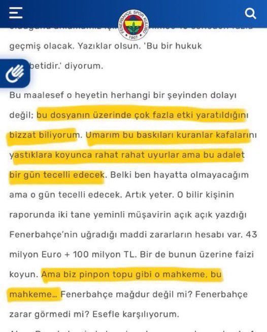 HabibHabib1907's tweet photo. 3 Temmuz 2011’in FETÖ teröristlerin hain bir kumpas olduğu Türkiye Cumhuriyeti Devleti tarafından kararlaştırılmıştı. 

Fenerbahçe'nin 3 Temmuz 2011 tazminat davasını baskı uygulayarak engelleyen kim(ler)?

3 Temmuz 2011’in tazminatı neden 
Devlet tarafından ödenmiyor? 

Haklı davamızın sonuçlanmasını istiyoruz.
@Fenerbahce 
@tcbestepe 
@adalet_bakanlik 
@TFF_Org