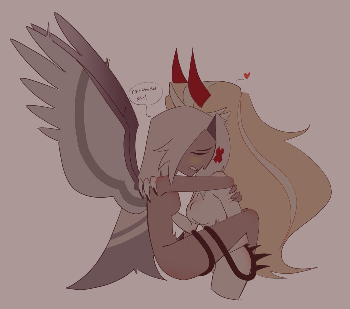 KhiraMusgrave's tweet photo. Happy Pride month gang
#hazbinhotel #chaggie #charlie #vaggi #vaggie #nsfw https://t.co/FTesyR02Gu