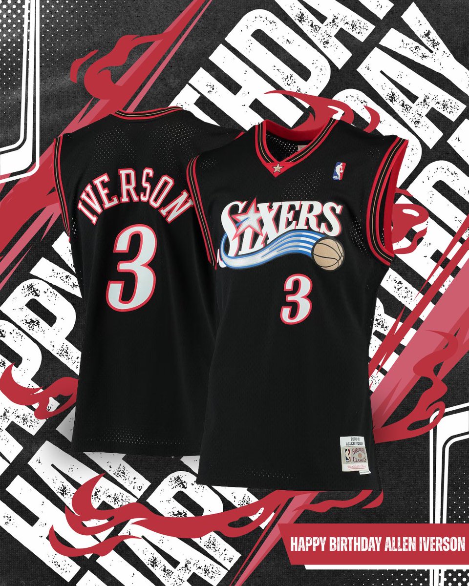 NBASTORE's tweet photo. They called him The Answer for a reason

Wishing Allen Iverson a Happy Birthday and celebrating one of the most iconic players 🎂

Celebrate the icon and get gear at the link in bio 🔗 https://t.co/wHLjHiokAj