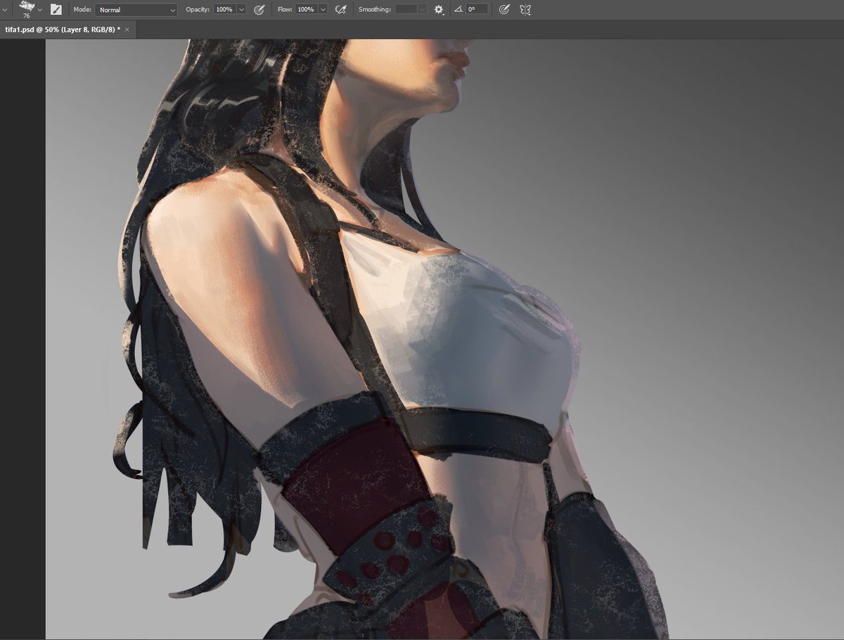 nomu033's tweet photo. next wip will have to be in a few days w/ procreate #illustration #tifa https://t.co/MXmEdtKVrk