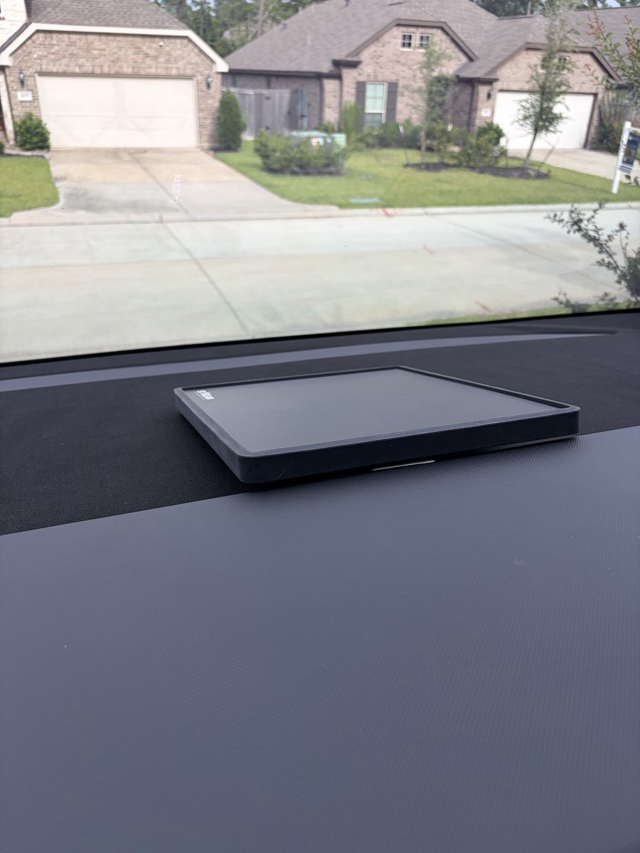 CybertruckTexan's tweet photo. Starlink Mini is now officially installed in the @cybertruck!
Paired it with a low-profile black cover that blends in perfectly with the interior. Looks factory and stays out of the way while delivering solid connectivity.
Texas roads just got even more connected. Loving the backup internet option for road trips and remote areas.
Who else has installed a @Starlink Mini in their @Tesla? What setup worked best for you? Drop your tips and pics below 👇
#Cybertruck #Starlink #Tesla #CybertruckTexan
