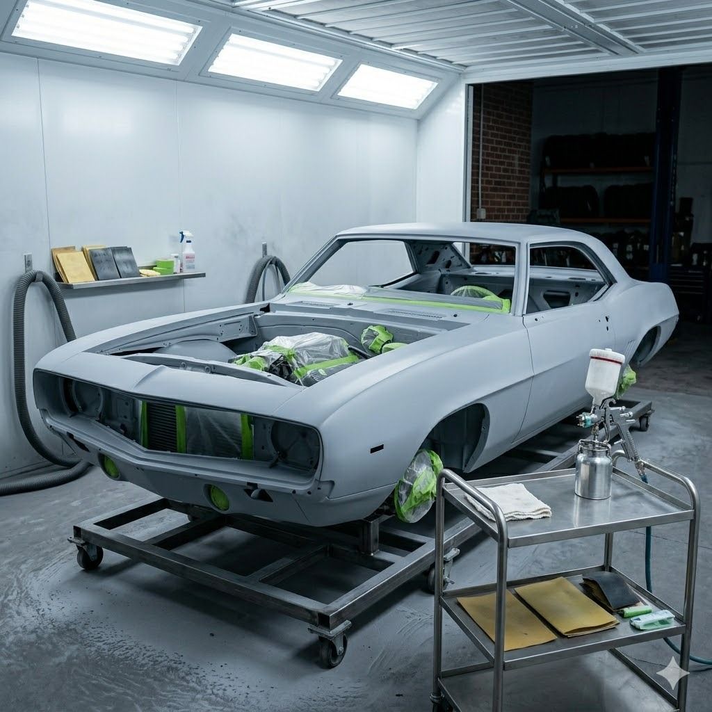 MikesHotRodsKC's tweet photo. The best metalwork is the stuff you’ll never see once the body goes back on. Total precision from the frame up is what separates a build from a masterpiece.

#MikesHotRodShop #Fabrication #RestoMod https://t.co/hRr9a4Yme0