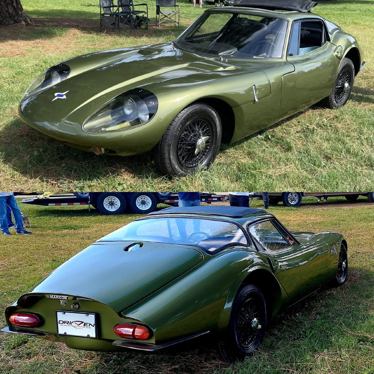 Bringatrailer's tweet photo. Uses a marine-plywood chassis inspired by a WWII fighter plane!

https://t.co/4kWKJFLKIh https://t.co/iFFUdW66MY