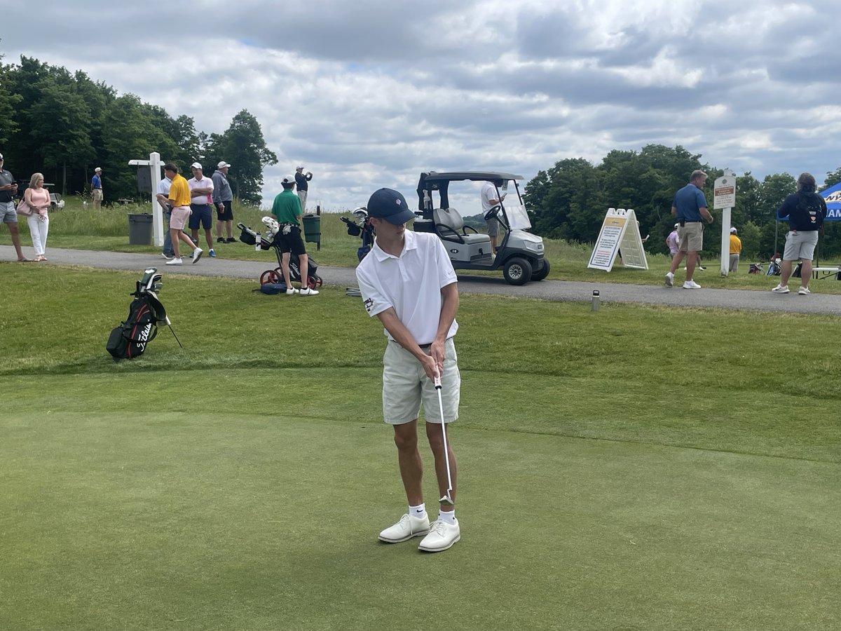 GolfGuilderland's tweet photo. Best of luck to Timmy Esmay as he competes at the state tournament this weekend! https://t.co/NwqmICFdhb