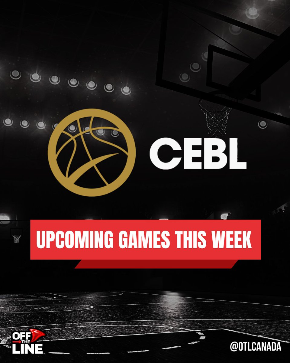 OTLcanada's tweet photo. Week 6 of the CEBL season is officially here, and the schedule is absolutely stacked! 🇨🇦🏀

From massive cross-conference battles to crucial division matchups, the intensity is rising.

Which games are you tuning in for? 👇

#CEBL #CanadianBasketball #Week6 #OffTheLine #OTLCanada https://t.co/nCz7PuXvrr
