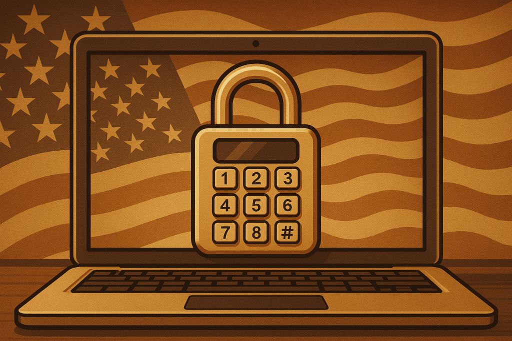 NetChoice's tweet photo. Americans shouldn't lose their data privacy rights just by crossing state lines. A dizzying patchwork of state laws invites security risks and hurts small businesses. 

Congress must pass a national privacy standard. 🧑‍💻🔐 https://t.co/RW2cuqaEpc