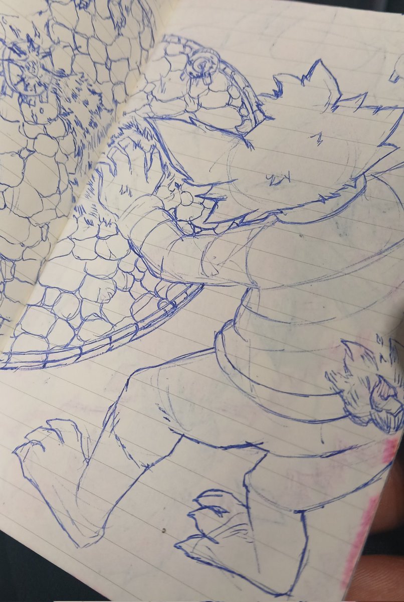 ChronoRust's tweet photo. The thing I love the most about physical sketchbooks is that you can get miniature ones &amp; draw at work when your not busy &amp; you'll be fine ✏️📔✨ https://t.co/vQxtTUlf8A