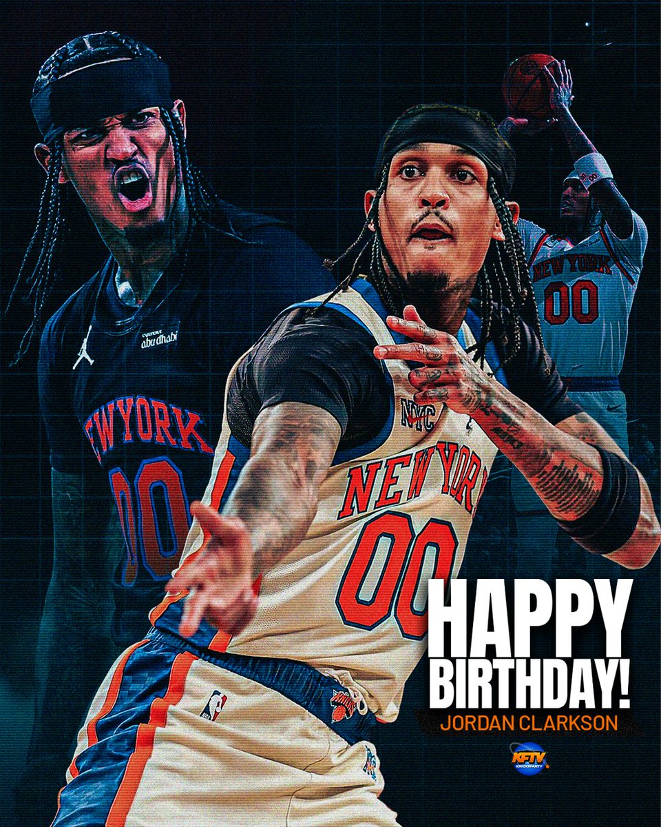 KnicksFanTv's tweet photo. Happy birthday JC! 🎈 https://t.co/bKbAhlihDb