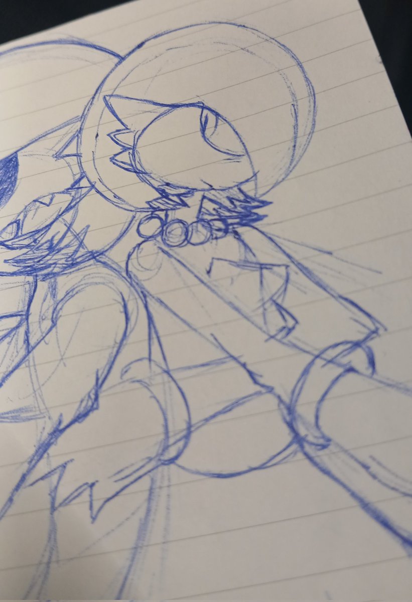 ChronoRust's tweet photo. The thing I love the most about physical sketchbooks is that you can get miniature ones &amp; draw at work when your not busy &amp; you'll be fine ✏️📔✨ https://t.co/vQxtTUlf8A