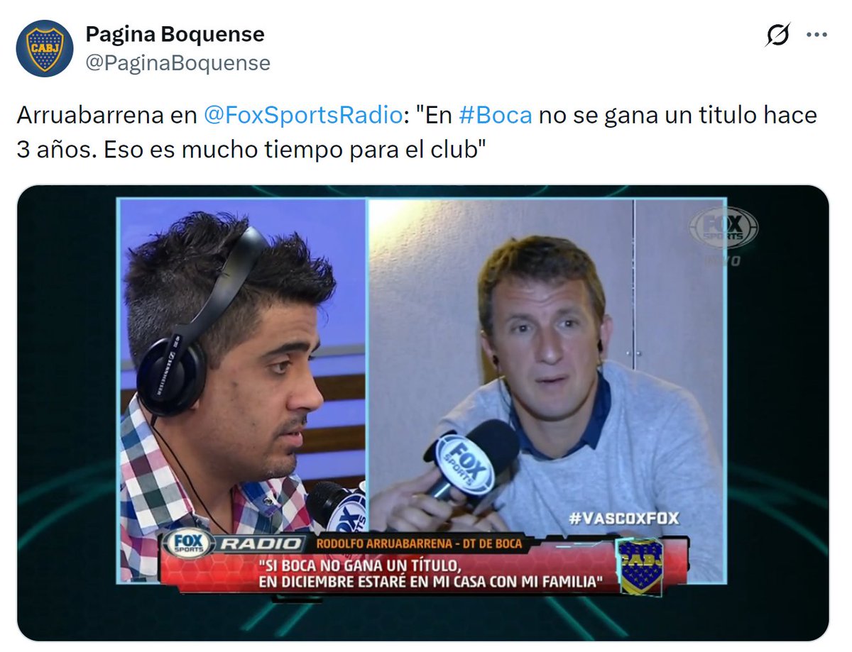 Gabrielnoexiste's tweet photo. @la12tuittera Agarra en una situación muy parecida que en 2014, es un pibe de la casa, ojalá le vaya bien https://t.co/bMuK7jK4Zt