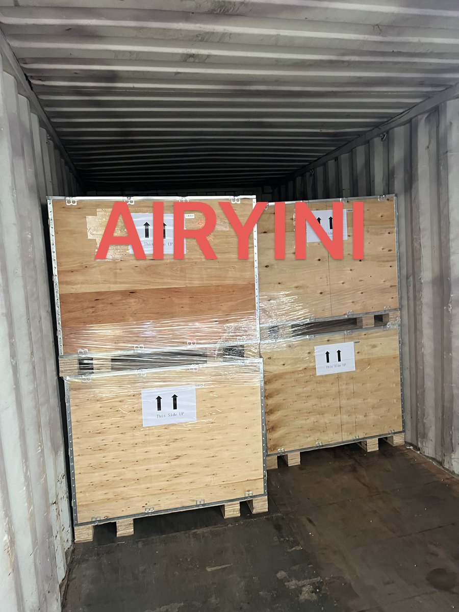 HeatPumpJoseph's tweet photo. 80 inverter heat pumps will shipped to the Germany. Thank you for choosing AIRYINI brand. We will continue to provide technical support and services. https://t.co/Yt6CoQKBHp