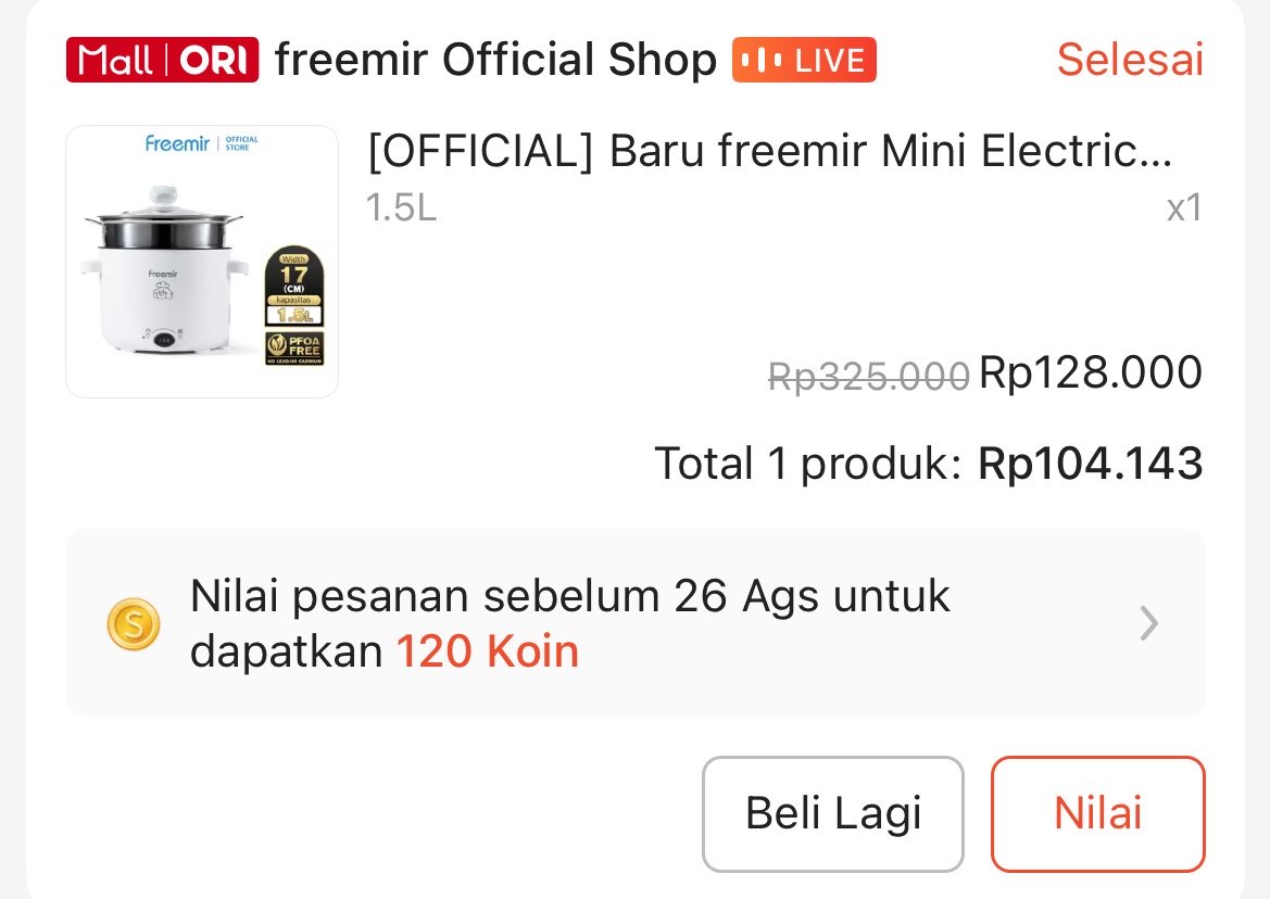 sunflow_errrrrr's tweet photo. @tanyarlfes Aku punya ini buat di kantor nder. Selain buat masak mie, ini jg bisa buat ngegoreng karena pancinya pake bahan teflon. Terus udh ada tambahan tatakan pengukusnya jg. Sejauh ini aku puas bgt sama produknya

https://t.co/AajSM6rE4N https://t.co/c9NSNW5KCa