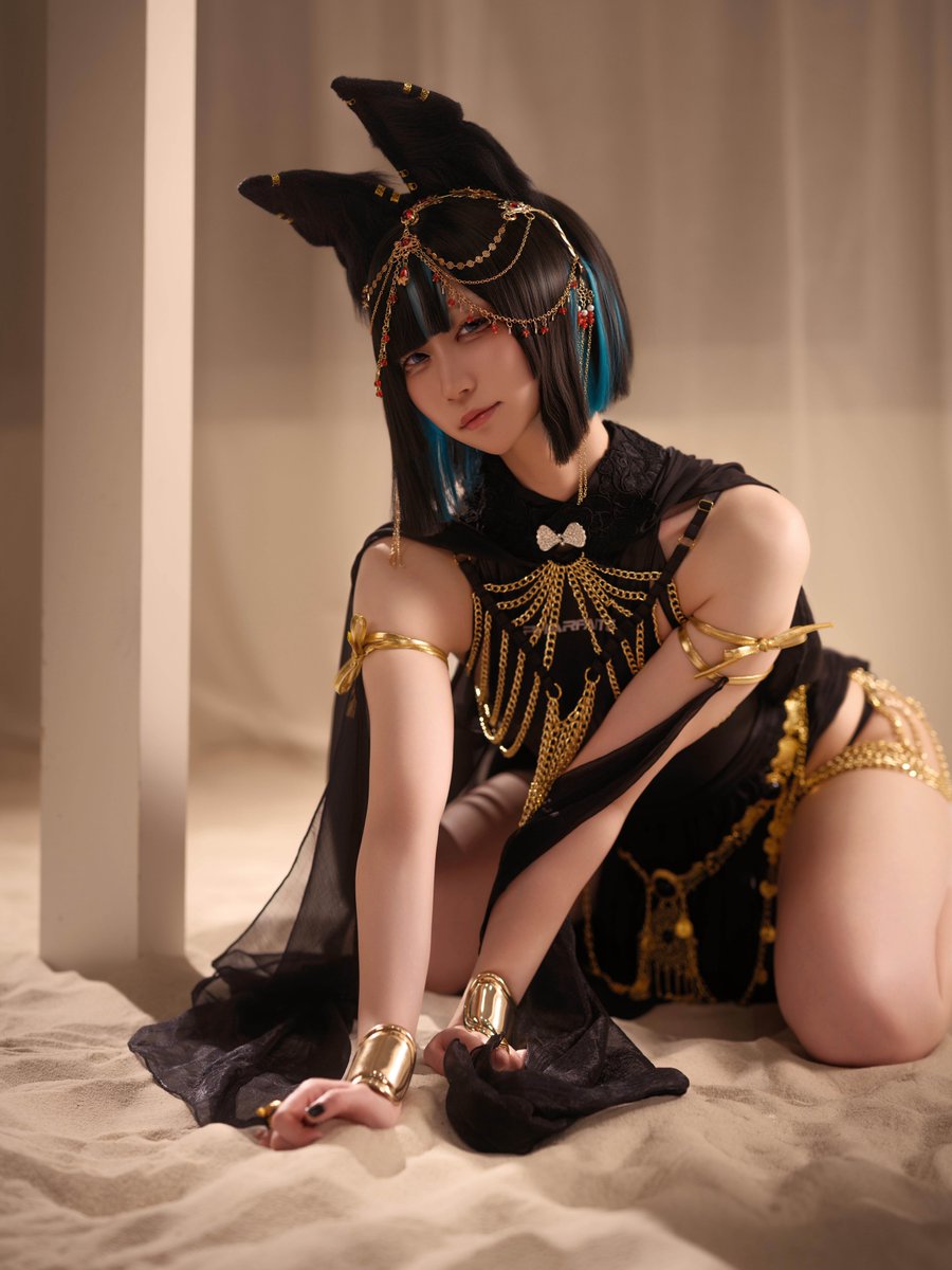 nme_w_mdni's tweet photo. 【Original Cosplay / 創作コスプレ】
バステトちゃん🐈‍⬛ https://t.co/pTEjwmwQNz