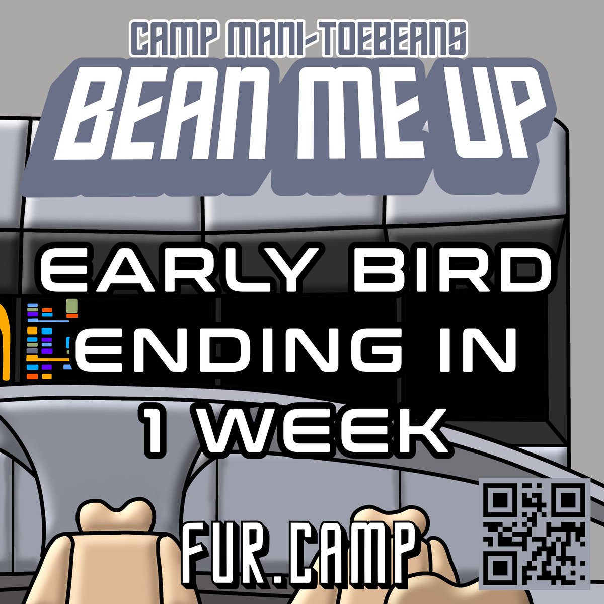 MBFurCamp's tweet photo. Hurry now! Early Bird pricing available for 1 more week only. 
Register now at https://t.co/C4HPv63qKi
#furcamp #furry #camp #campmanitoebeans https://t.co/EIPHnFS1xs