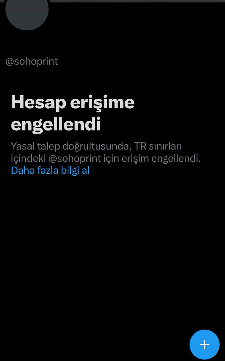 sohoprint's tweet photo. @ErkAcarerTV Beni de Türkiye Cumhuriyeti engelledi. Türkiye, AKP’nin yankı odasına döndü. Memlekette tweet atacak insan bırakmadılar. https://t.co/31h0nH9GnE