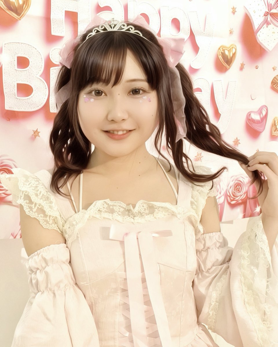 marble1104's tweet photo. 2026.6.7　デーリー東北ホール
羽衣舞 生誕祭ライブ

まいやんが皆んなから愛されている理由がわかる、とても素敵な生誕ライブでした☺️
余韻ライブ中…

#日本一朝早く会えるアイドル
#pacchi
#羽衣舞 #羽衣まい
@pacchi_twinkle
@urumimai https://t.co/756L4IU1Pu