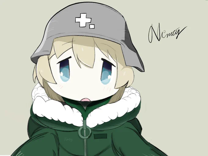 #少女終末旅行 ユーリ描きました