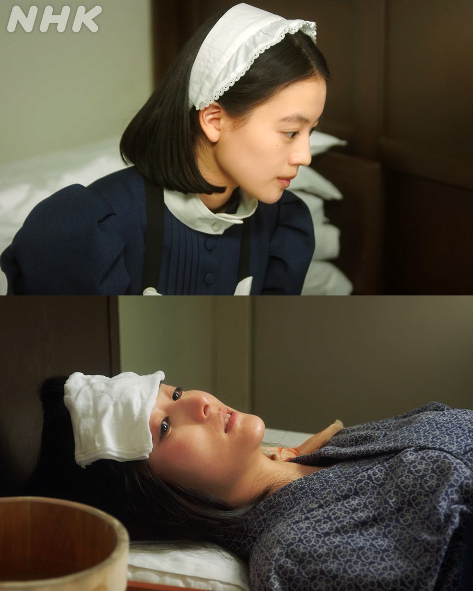 asadora_nhk's tweet photo. 直美「セツさん、お腹の痛みはどうですか？」
セツ「久しぶりだ……そう呼ばれたのは……」

女郎・夕凪の本当の名は、魚住セツ。

👇見逃し配信はこちら
https://t.co/CLLgjN7cRs

#朝ドラ #風薫る
上坂樹里 村上穂乃佳 https://t.co/bLNtiM5Zpd