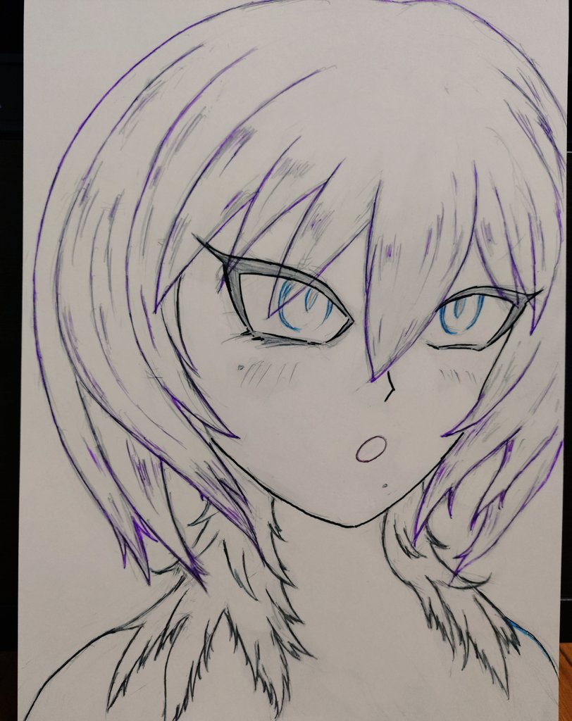 resichemi's tweet photo. #アナログ手描きイラスト
#オリジナルキャラクター創作 https://t.co/YstKhjtvvu