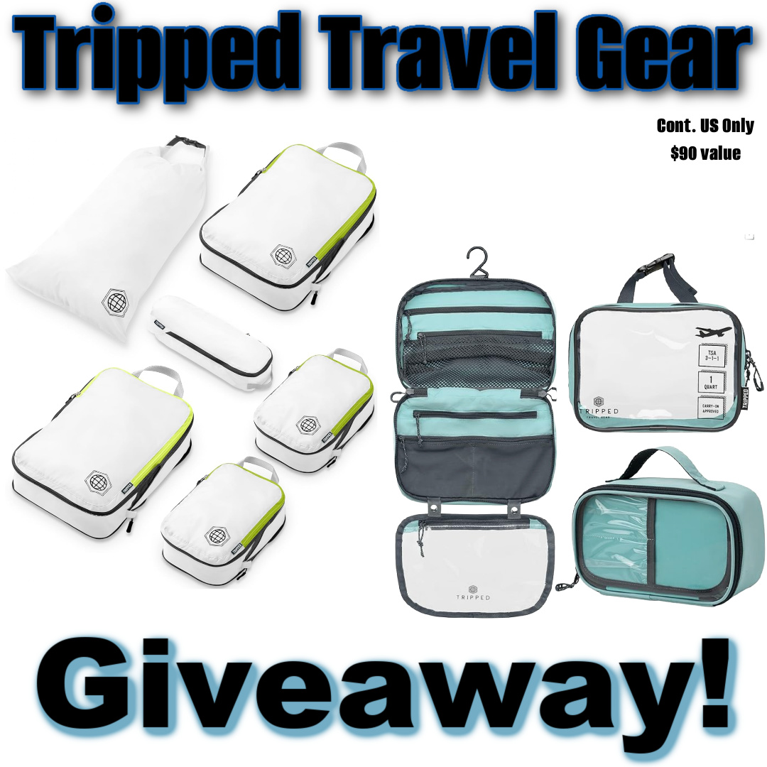 EmilyReviewsCom's tweet photo. Check out our #TrippedTravelGear Review + there's a GIVEAWAY where you can win TWO awesome travel packing items too! @emilyreviewscom #giveaway #sweepstakes #sweeps #summer #travel https://t.co/iMDAA8VwjL https://t.co/gbp2yccZc1