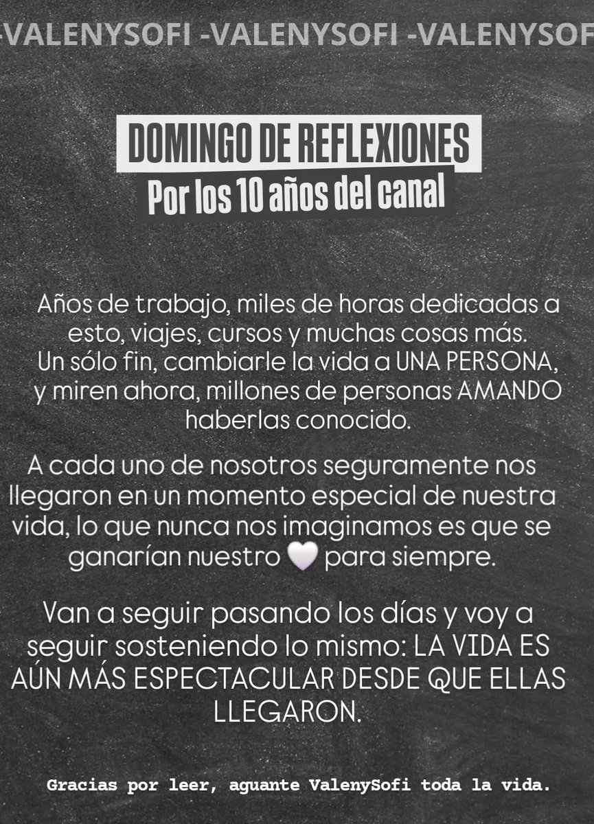 amorporvys's tweet photo. 10 años de Valen y Sofi 🤍. https://t.co/m6WyKC0S1G
