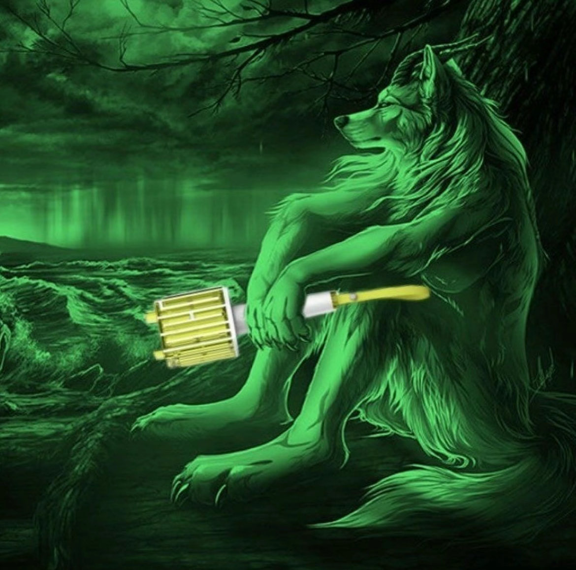 green ☾ tweet media