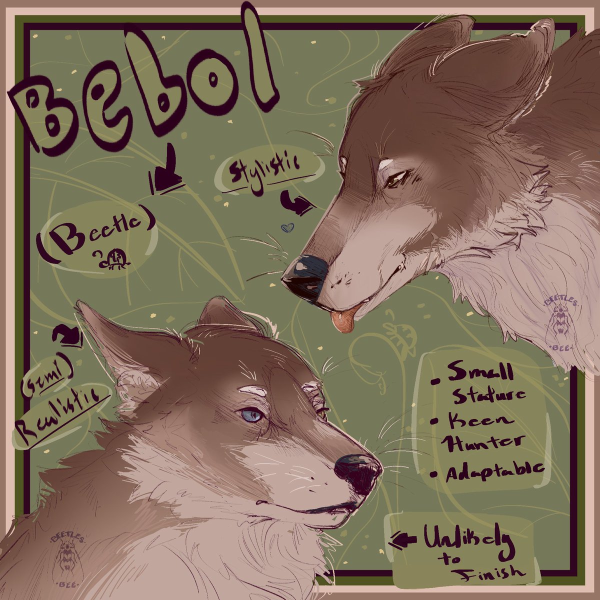 BeetlesBee's tweet photo. Been making fanart for The Whispering Wild on Rbx too!

You would not imagine the tomfoolery on there sometimes, but generally good folks in my experience!

There was a recent update with accessories (*´∀`)♪

#furry #fursona #wolf #art #furries #furrydrawing #artmoots #wolfsona https://t.co/hU97mPN1Az
