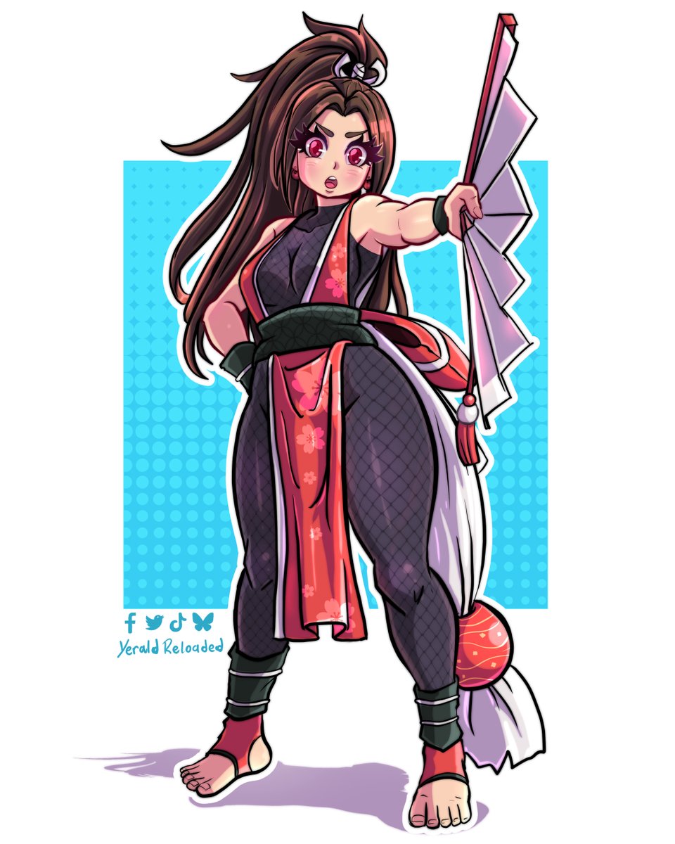 The version of my Mai illustration that I uploaded on Facebook