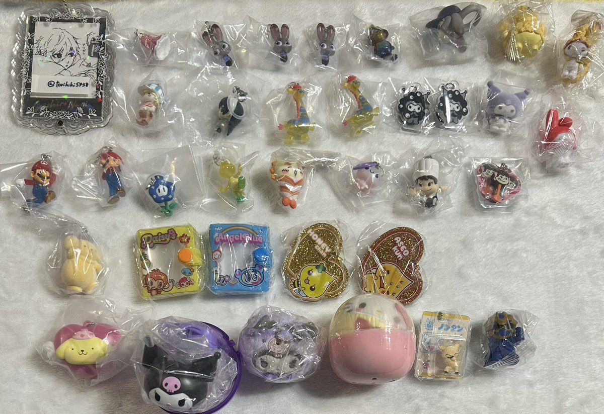 torihiki5938's tweet photo. サンリオ ハンターハンター ちいかわ ぷちきゅあ ぷよぷよ ディズニー マリオ ヨッシー めじるし ガチャ 交換 譲渡

譲: 1〜3

求: 4 or 定価(＋送料)

新宿手渡し、纏めて優先
譲渡の詳細はALTご確認ください

交換優先度でお断りの場合もあります

お気軽にお声がけください🌸 https://t.co/MhLpFKykA7