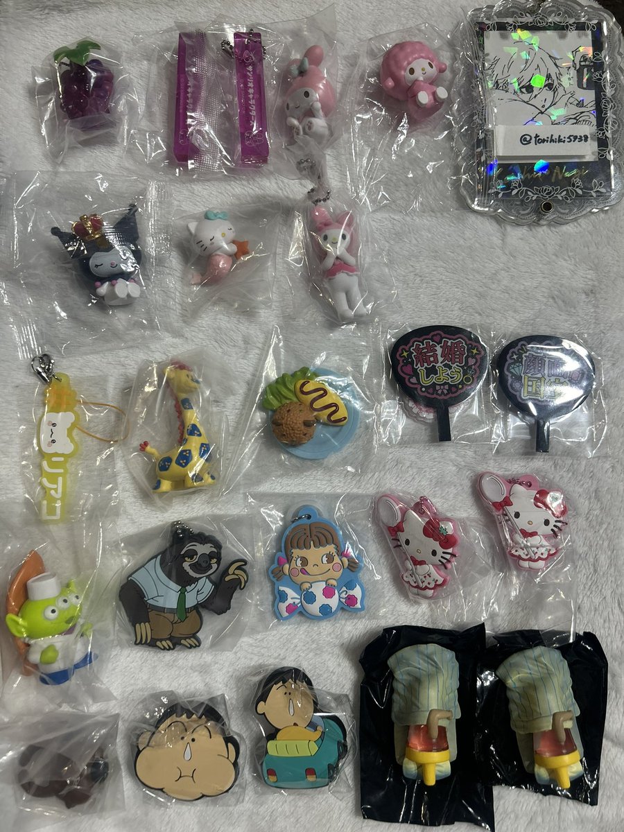 torihiki5938's tweet photo. サンリオ ハンターハンター ちいかわ ぷちきゅあ ぷよぷよ ディズニー マリオ ヨッシー めじるし ガチャ 交換 譲渡

譲: 1〜3

求: 4 or 定価(＋送料)

新宿手渡し、纏めて優先
譲渡の詳細はALTご確認ください

交換優先度でお断りの場合もあります

お気軽にお声がけください🌸 https://t.co/MhLpFKykA7