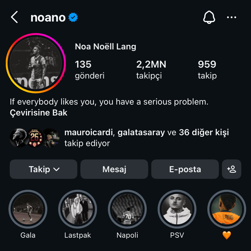 emrest33's tweet photo. Noa Lang profil fotoğrafını değiştirmiş. Aldık mı biz bu aslan parçasını ya https://t.co/FlxDkYYWqv