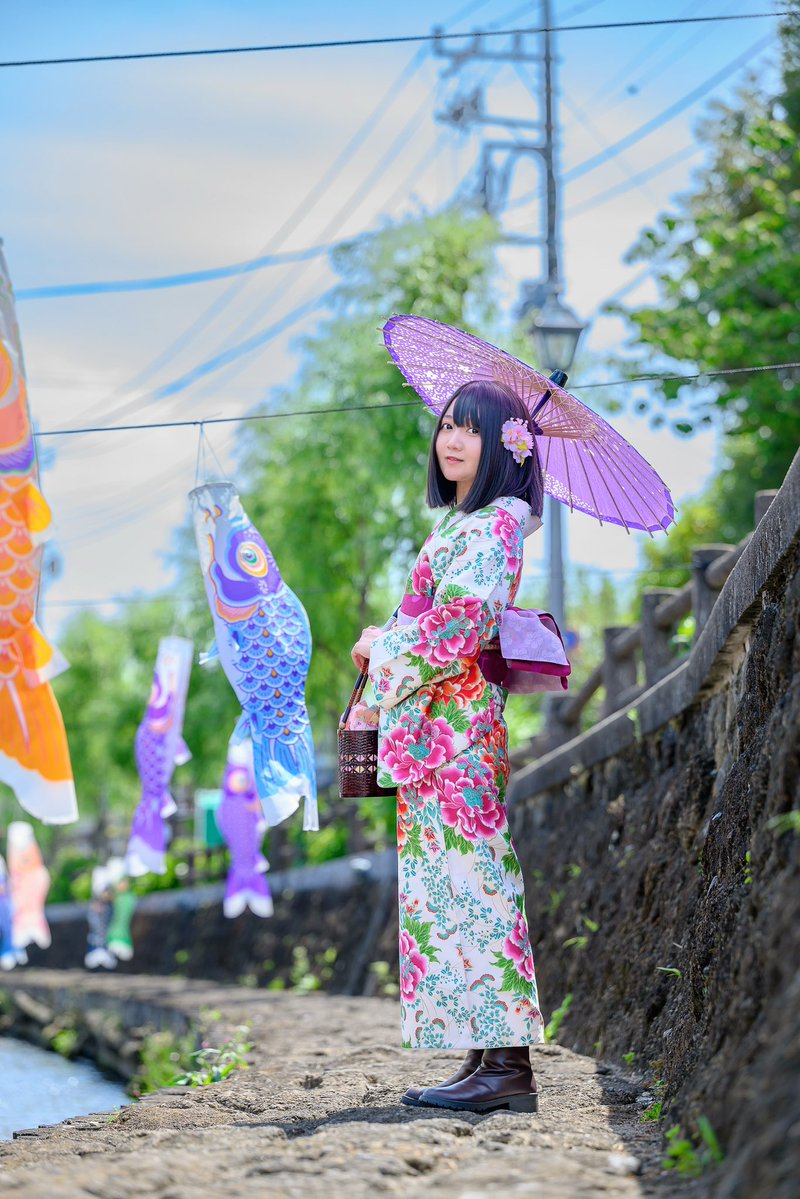 TTT2508's tweet photo. 栃木着物撮影楽しかった〜👘
ロケーション最高☺️

📸シルビィさん　@masa_photo_life 

#portrait  #ポートレート https://t.co/YxXAZBWQW9