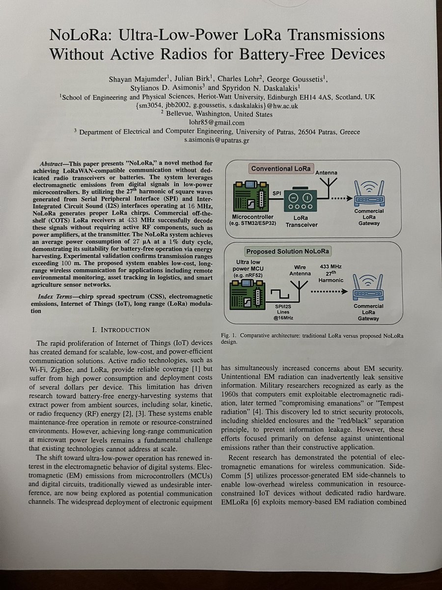 GilbertoCSUS's tweet photo. Super interesting paper regarding ultra low power consumption LoRa. 

I just read it right before to sleep to process it better.

Check it out: 
https://t.co/WP3MjTwYPu https://t.co/cNf3XtJyGH