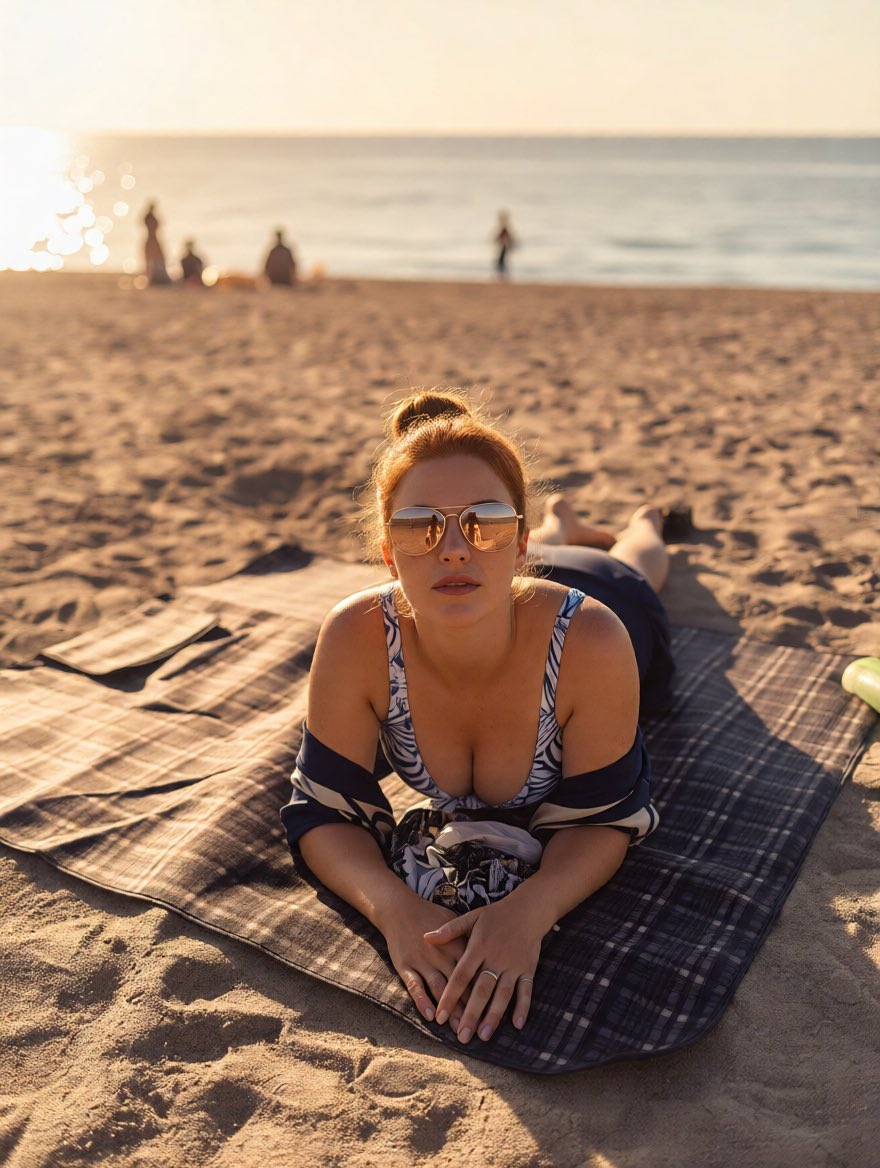 QueensDeehive's tweet photo. Beach days hit different when you’re unbothered, golden, and exactly where you’re supposed to be.

The Hive funds the view.

👑🐝 #deehive https://t.co/IPx9h0QnRP