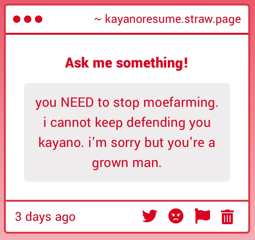 KayanoMdesign's tweet photo. Mm, maybe I would, if anyone told me what that was... Don't get mad for something I can't even control~. https://t.co/EgXCXxoFL8