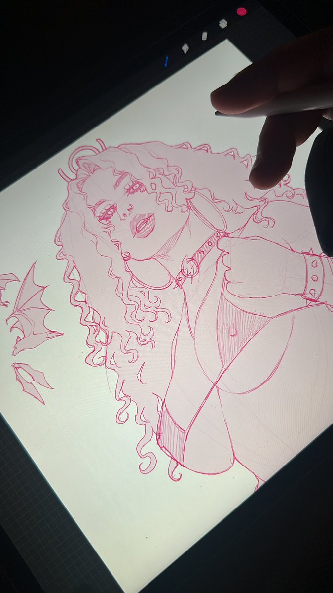 camtheartguy's tweet photo. STORM (vampire) ⛈️🦇 WIP https://t.co/ez4YC80c5w