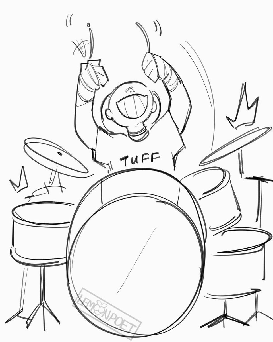 Lemonpoet_'s tweet photo. Toph on the drums #atla https://t.co/xWiCDs5B1u