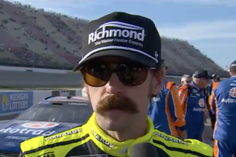 nascarcasm's tweet photo. Looking like a dude in the witness protection program trying to conceal his identity https://t.co/NYxRCkC83S