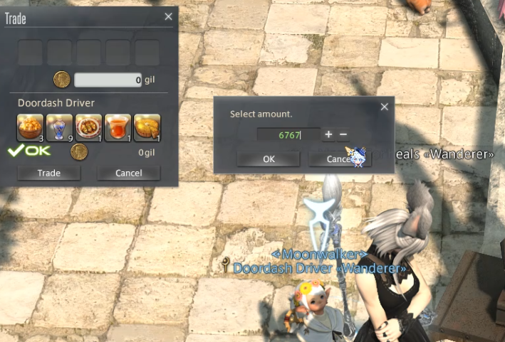 meows4heals's tweet photo. doordash in ffxiv before gta vi. https://t.co/xKSEfX8cqU