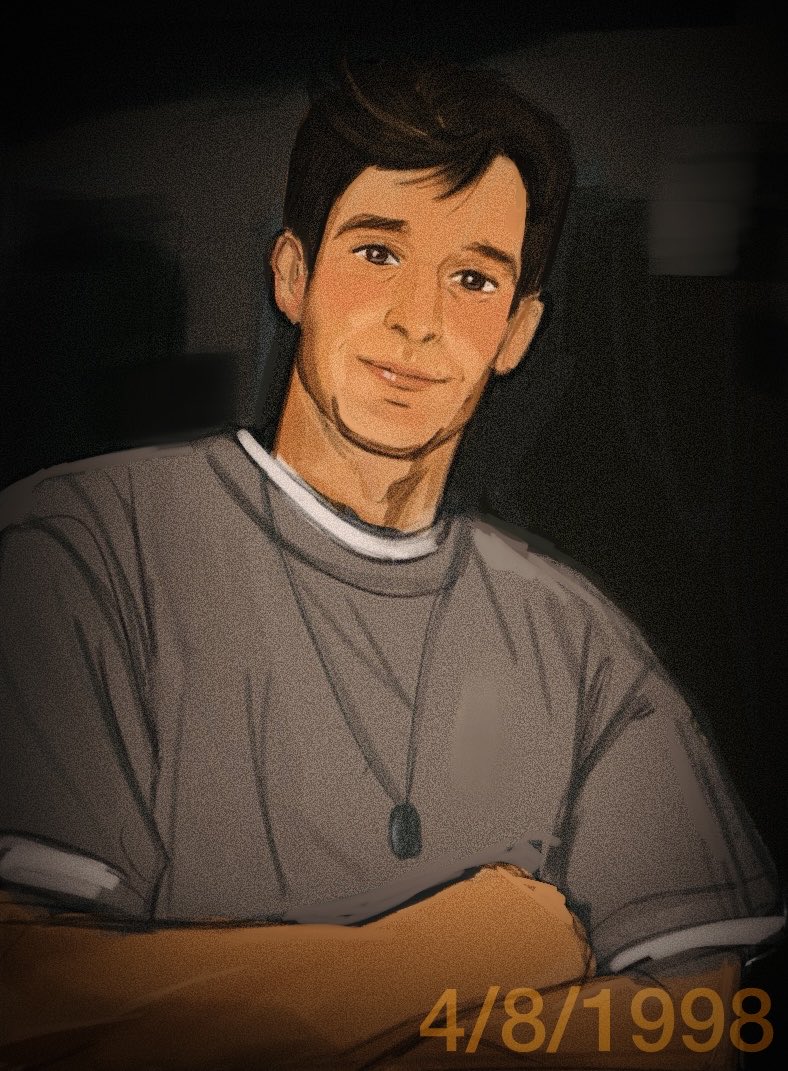 pommepony's tweet photo. little baby mikey sketch. was gonna be an actual drawing but couldnt figure out shading 

#thepitt https://t.co/ObTXekOlLB