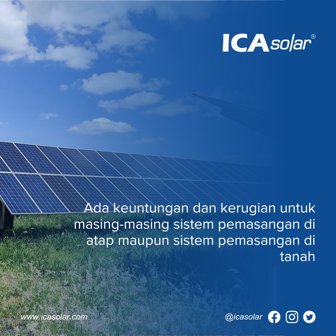 ICASolar's tweet photo. Keduanya adalah sistem pemasangan yang memiliki kelebihan, tergantung pada spesifikasi proyek Anda.

#panelsurya #energiterbarukan https://t.co/V1926auojh