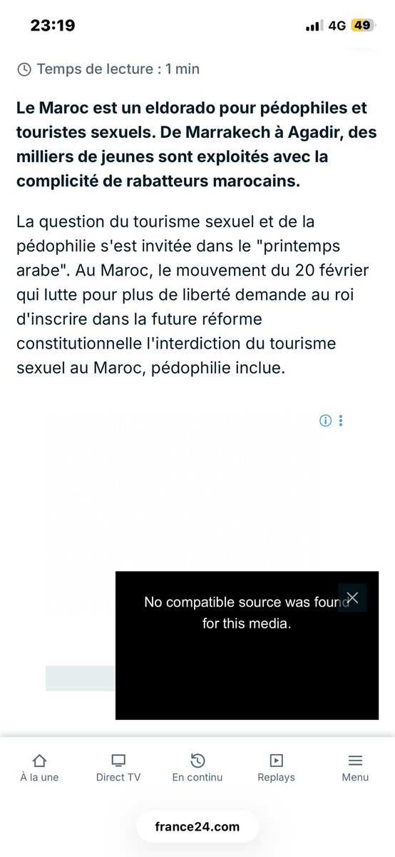boromDiam's tweet photo. @Sir_Jek810 @TounsDawla Au moins ici nous ne vendons pas nos jeunes filles au touristes du monde kom dans votre royaume dit musulman dirigé pas un homo https://t.co/KEuYnywzId