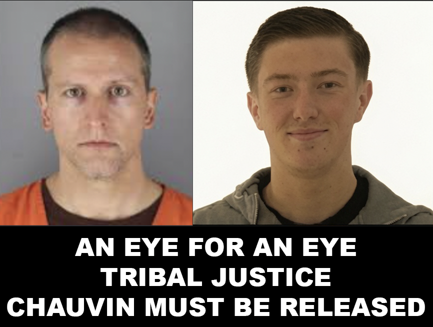 JonChurchEA's tweet photo. Our justice system is dead. Western governments replaced it with tribal justice. 

An eye for an eye. Tribal justice cuts both ways. 

Free Derek Chauvin as partial payment for the murder of Henry Nowak, our White child left to die in handcuffs, repeatedly crying 'I can't breathe.