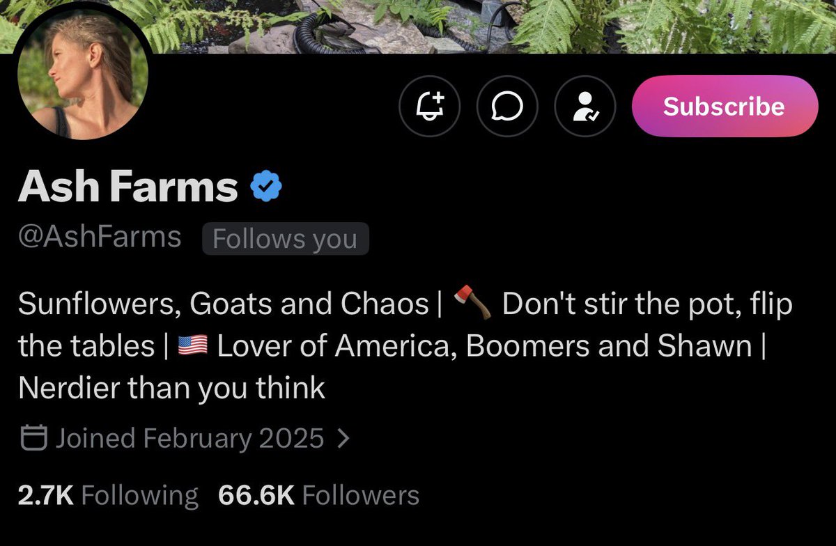 TruthHurtsTKV's tweet photo. I’m just shouting out @AshFarms , to change that follower count😂 https://t.co/ni6iQkAjRb
