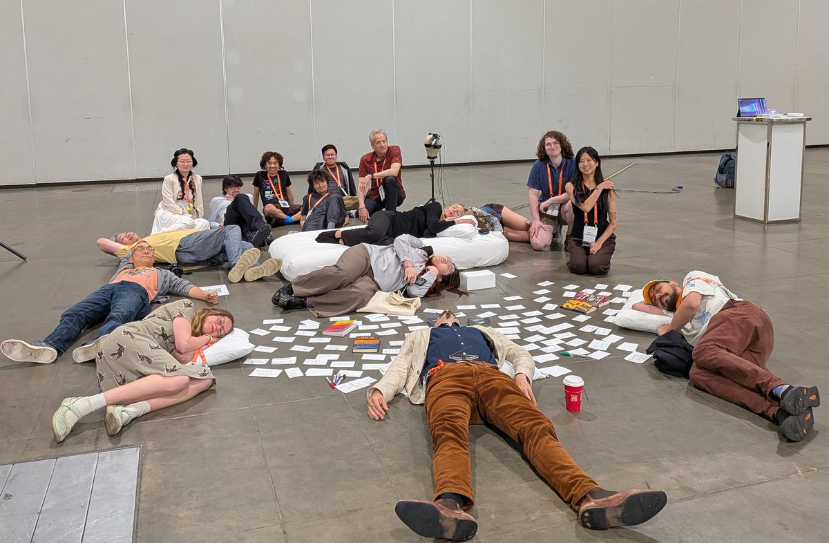 elluba's tweet photo. CVPR Art is a wrap!

Thanks all for coming to the tours, panels and installations.

We now hope you can rest  😴🥱

#CVPR2026 @CVPR https://t.co/aJtpCgRODk