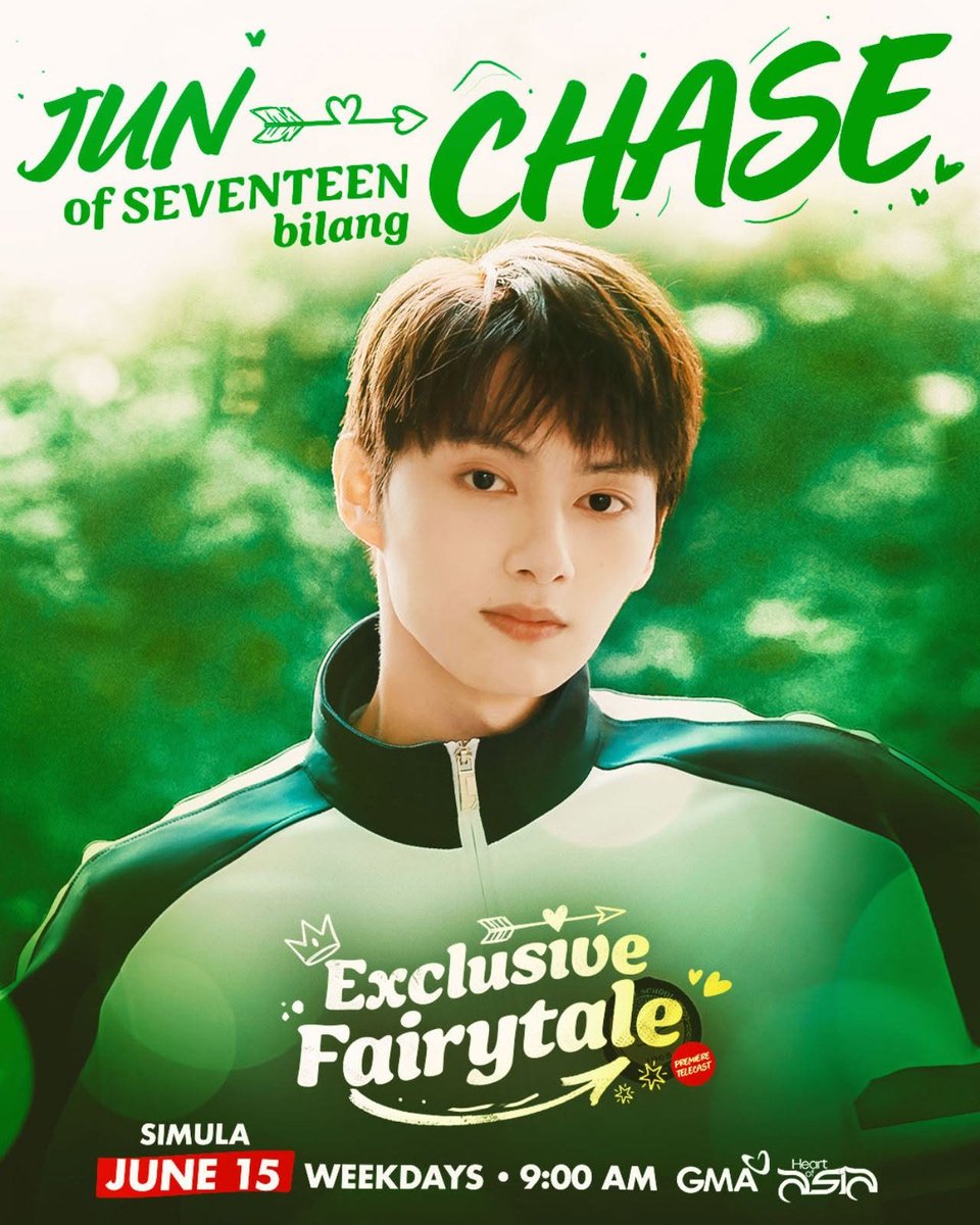 junpromotion's tweet photo. [UPDATE] GMA The Heart of Asia Facebook

Wen Junhui as Chase in the Philippine adaptation broadcast of Exclusive Fairytale, airing on June 15 at 9:00 AM on GMA! 

The ultimate prince charming who constantly seeks validation from his mother. Cool and nonchalant on the outside, but slowly finds himself falling for his childhood friend, Nicole.

📎https://t.co/9JmcvRXZXJ

#ExclusiveFairytale #WenJunhui #JUN #JUNHUI #문준휘 #ジュン @pledis_17