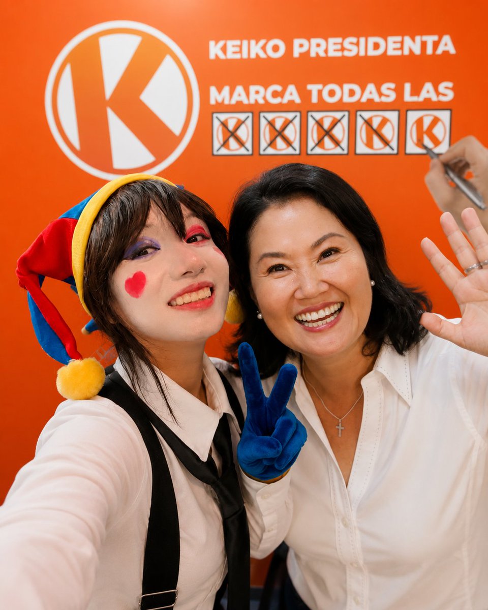 Alejandro555752's tweet photo. @PapitasVT VAMOS GANAR CON FE !!!!  @PapitasVT @KeikoFujimori https://t.co/WeXVmAhraD