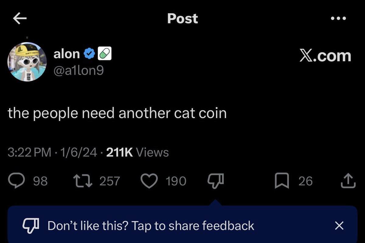 LickMyAlgorithm's tweet photo. The cat is wrapped.

USDC wrapped.

$wCAT https://t.co/e2cS72JvWO